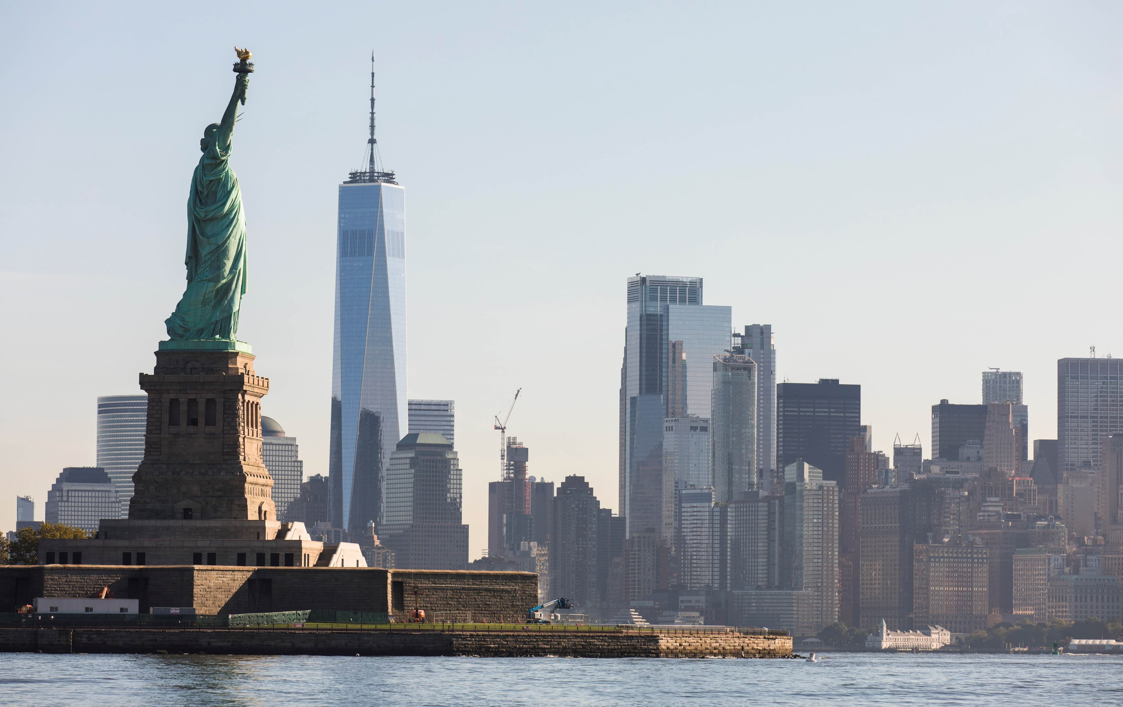 ABD'nin New York kentindeki Özgürlük Anıtından bir kare / Foto: Reuters
