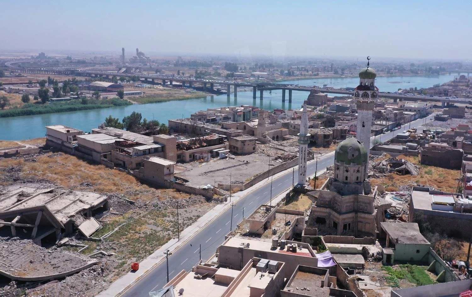دیمەنێکی شاری موسڵ کە ناوەندی پارێزگای ناینەوایە، وێنە: بڵند تاهیر - رووداو