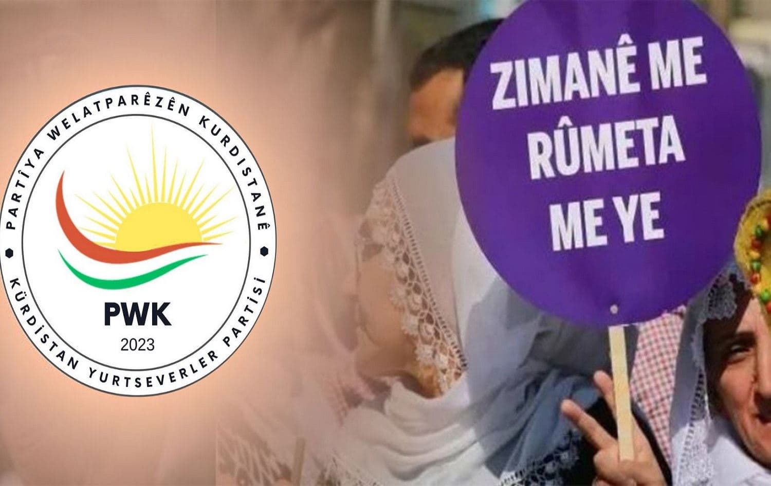 PWKyê bi boneya 15ê Gulanê Cejna Zimanê Kurdî peyamek belav kir / Wêne: PWK