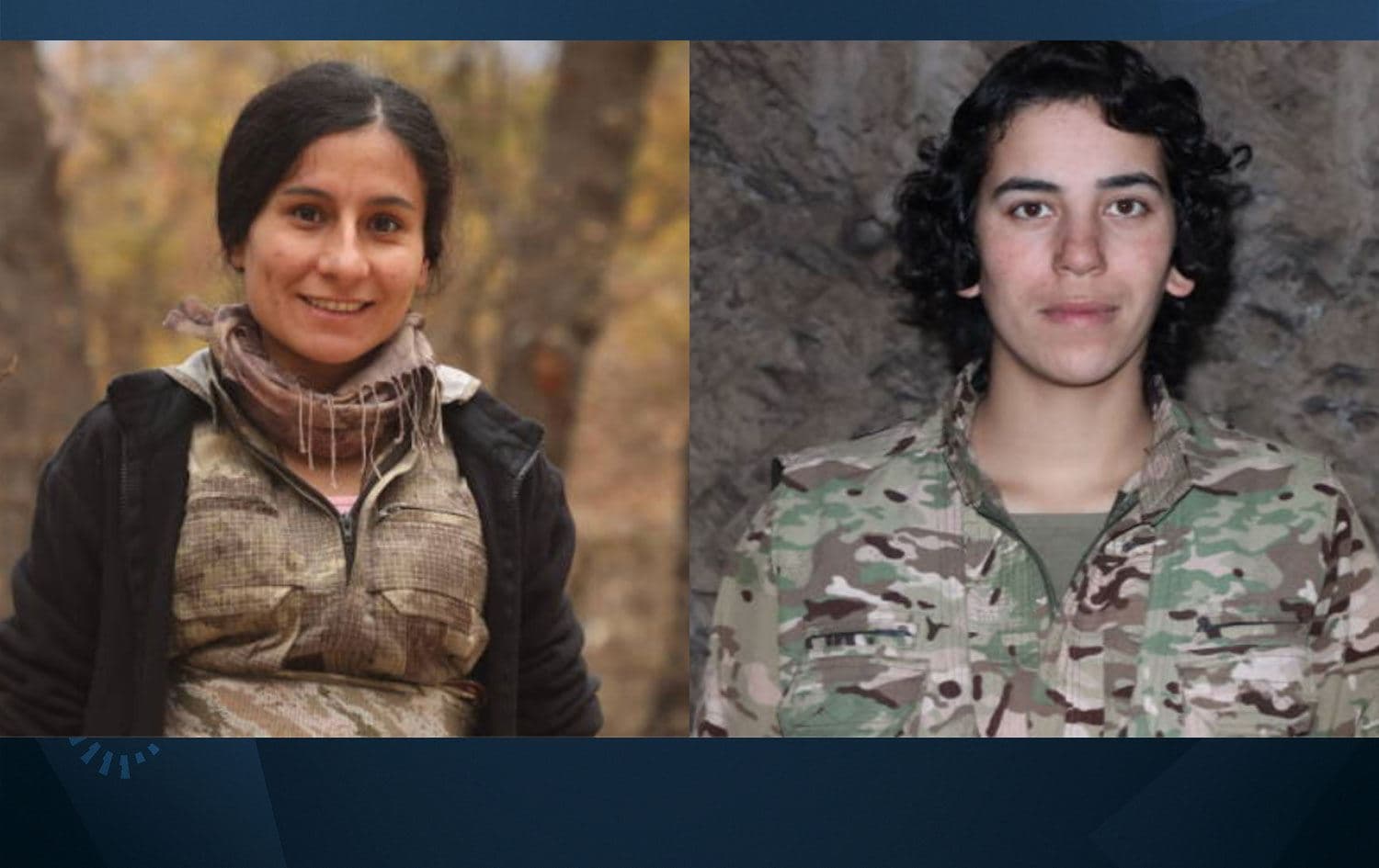 Jiyanda Laşer (Li çepê) û Berfîn Zîlan / Wêne: HPG