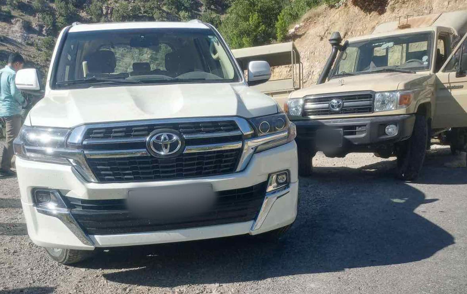 ئەو ئۆتۆمبێلەی ژن و  پیاوەکەی تێدا کوژراون. 