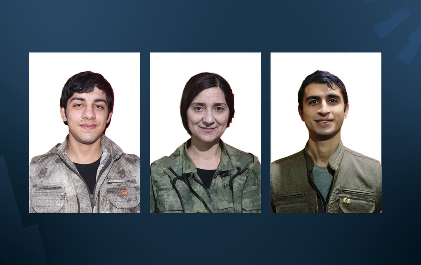 Serhed Çarçella, Zîlan Amed û Şahan Amed (Ji milê çepê ve) 