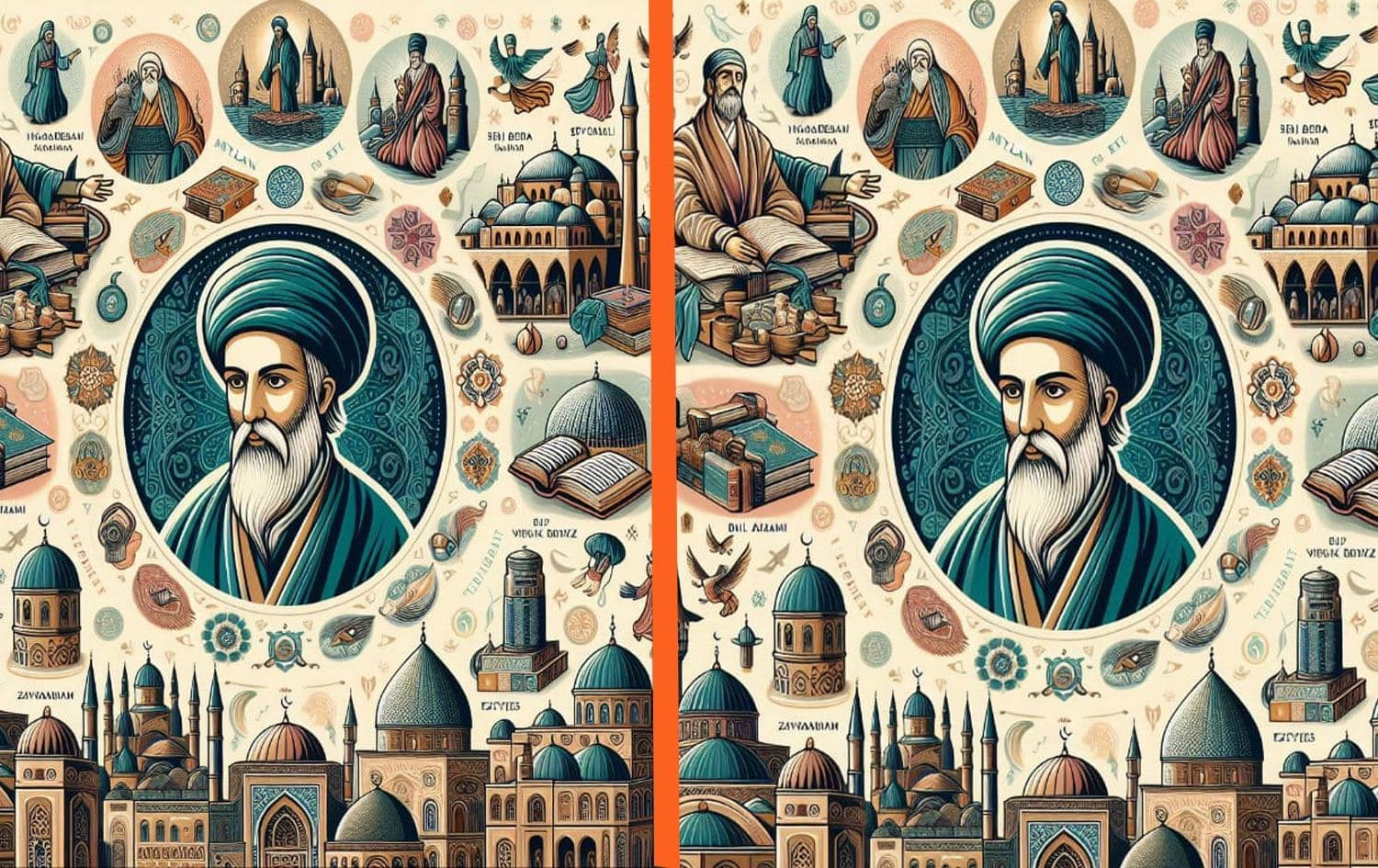 Mehmet Hanifi Alır'ın henüz yayınlanmamış "Anadolu İrfanı ve Pirler Piri Ebul Vefa El Kudî" isimli kitabının kapağı. / Rûdaw