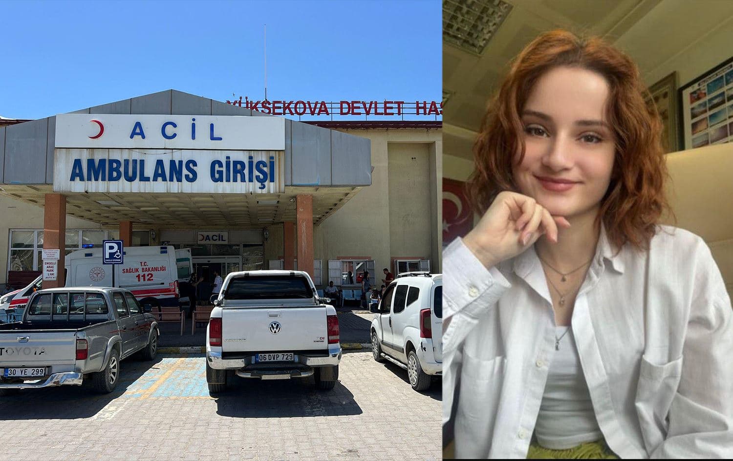 Hayatını kaybeden Fatma Bezel’in cenazesi Yüksekova Devlet Hastanesi morguna kaldırıldı / Foto: Şevket Herki / Rûdaw
