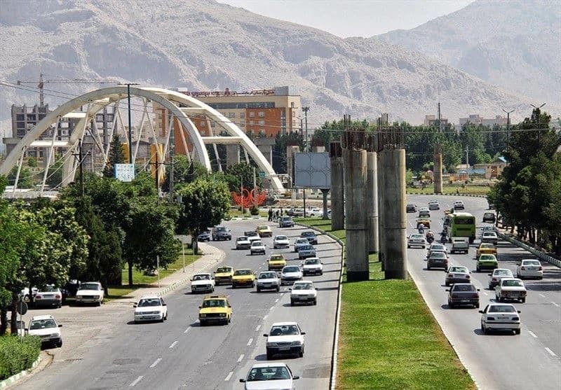 دیمەنێکی شاری کرماشانی رۆژهەڵاتی کوردستان. 