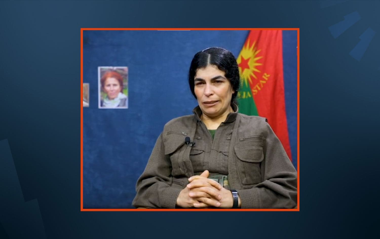 HPG üysi “Beritan Nurhak Çiya” kod adlı Sultan Dağ (Ekran alıntısı)