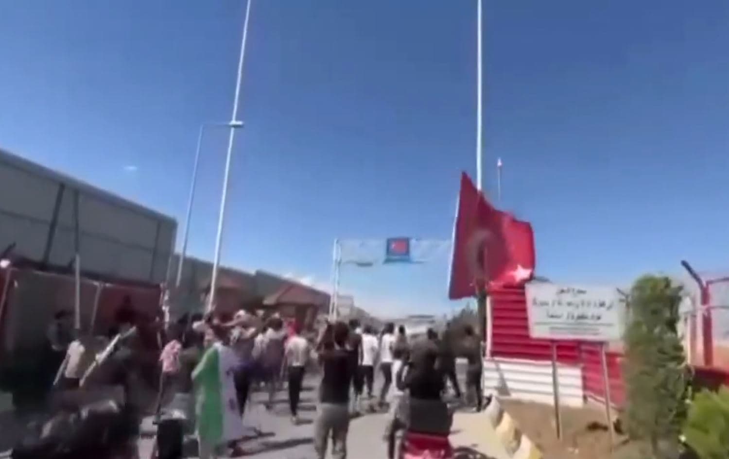 Daxistina alaya Tirkiyê li El Babê \ Wêne: Medyaya civakî