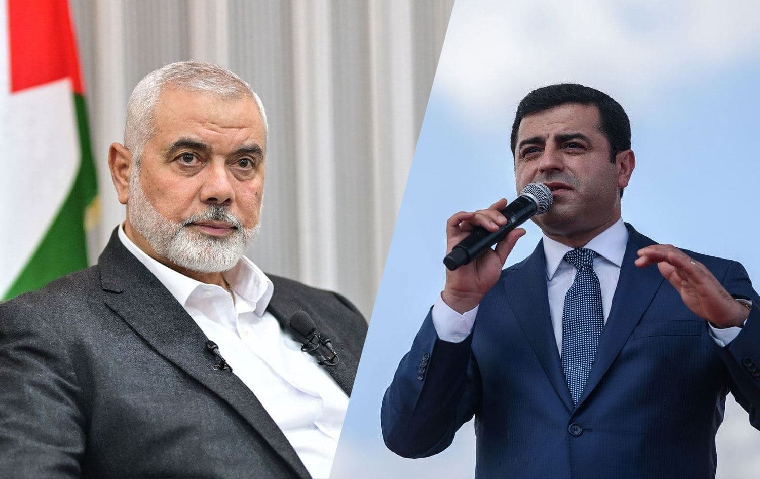 Îsmaîl Heniye û Selahattîn Demîrtaş / Wêne: Rûdaw