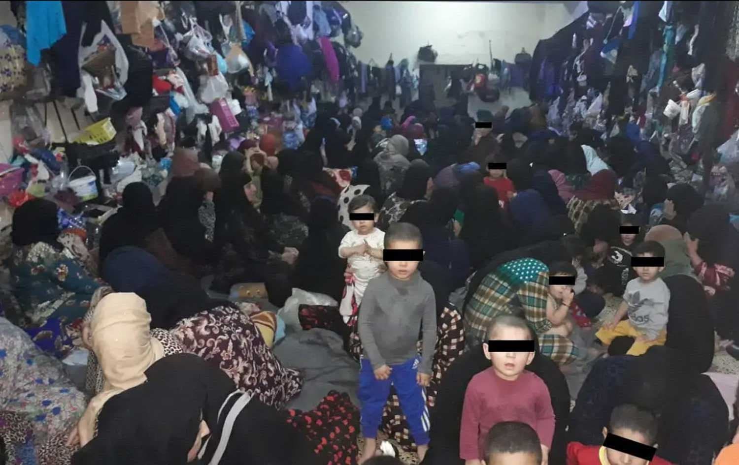 دیمەنی نێو گرتووخانەیەکی ژنان لە پارێزگای نەینەوا. وێنە: HRW