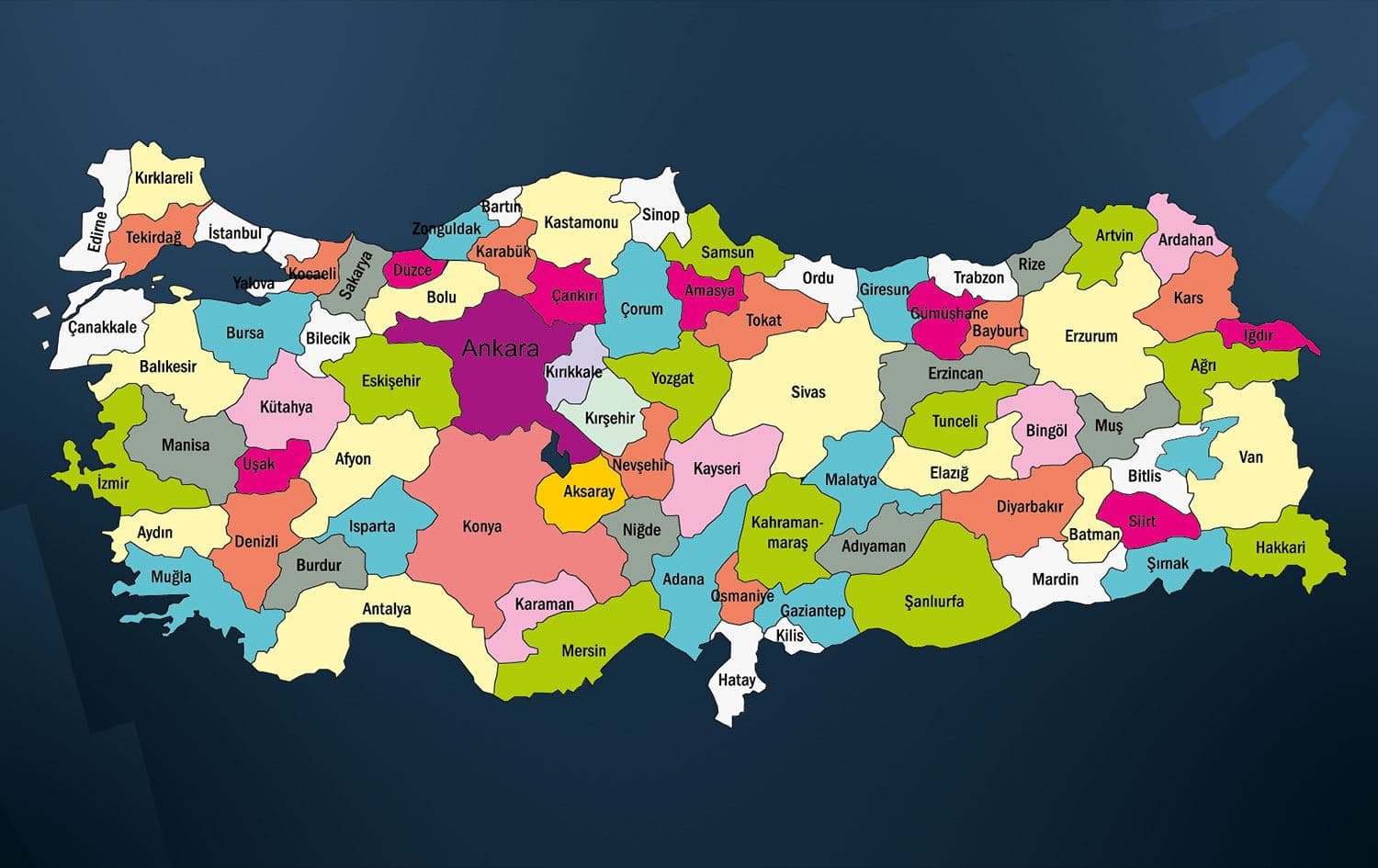 Türkiye haritası