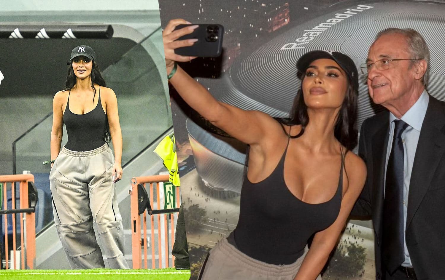 Kim Kardashian Real Madrid başkanı Florentino Perez