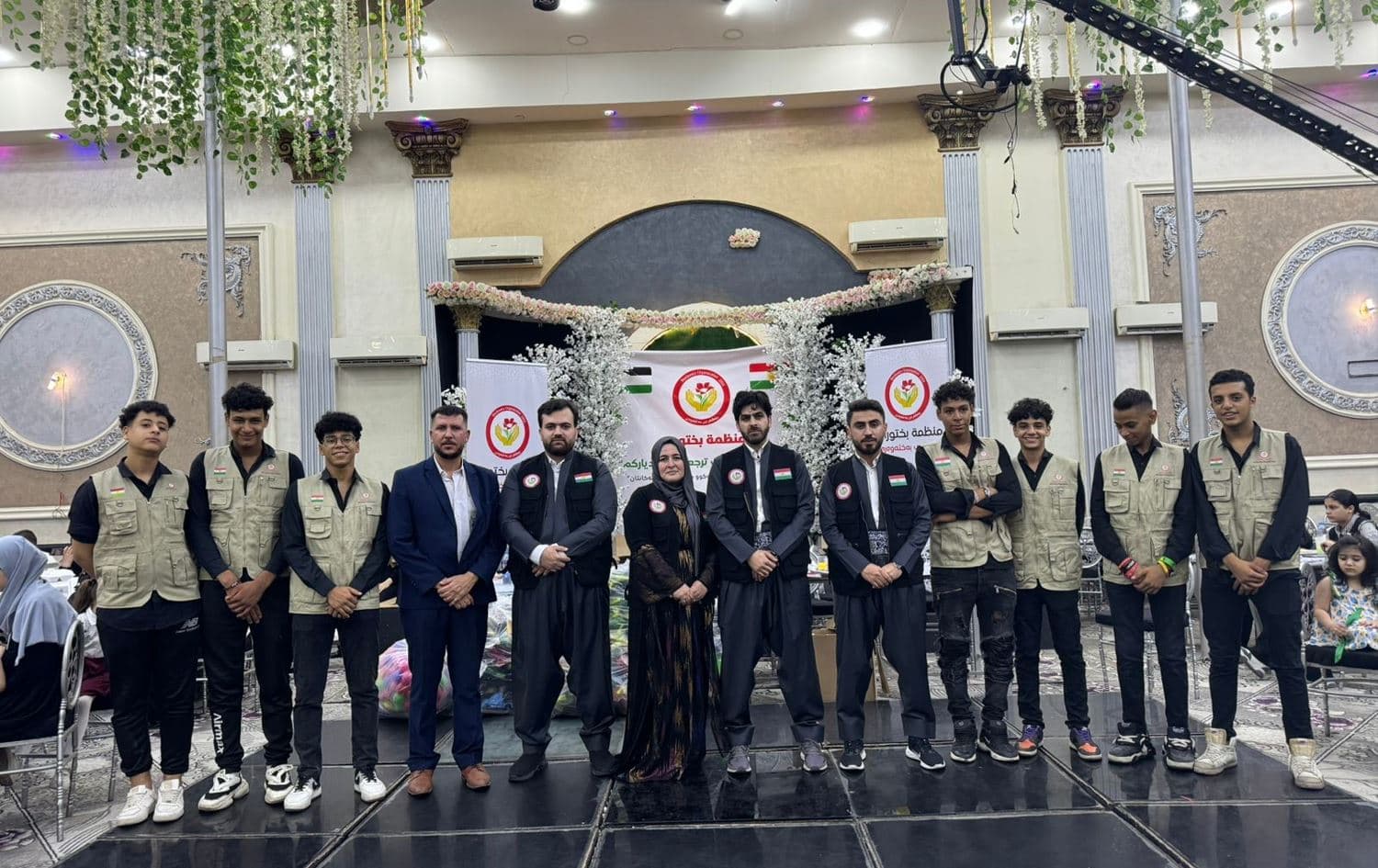 ستافی رێکخراوەکە. 