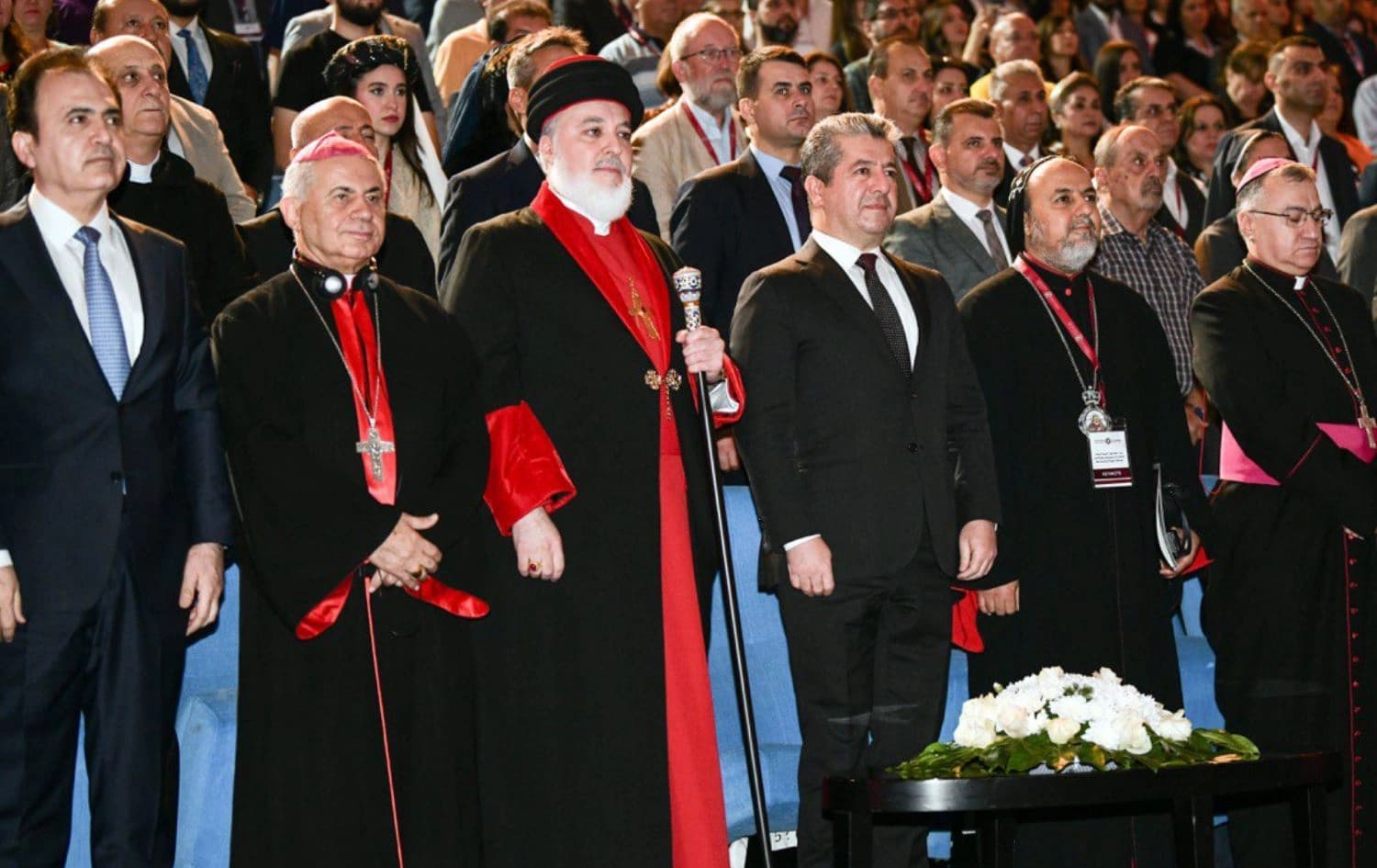 مەسرور بارزانی لە یەکەمین سیمپۆزیەمی سریانی لە نیشتیمان