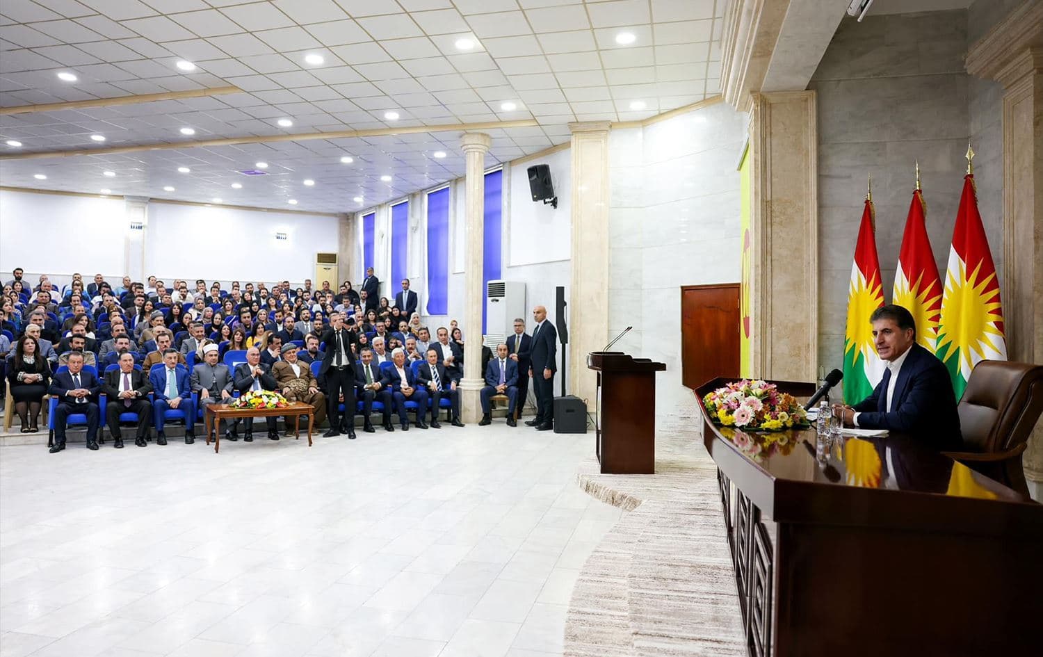 Kürdistan Bölgesi Başkanı ve Kürdistan Demokratik Partisi (KDP) Başkan Yardımcısı Neçirvan Barzani