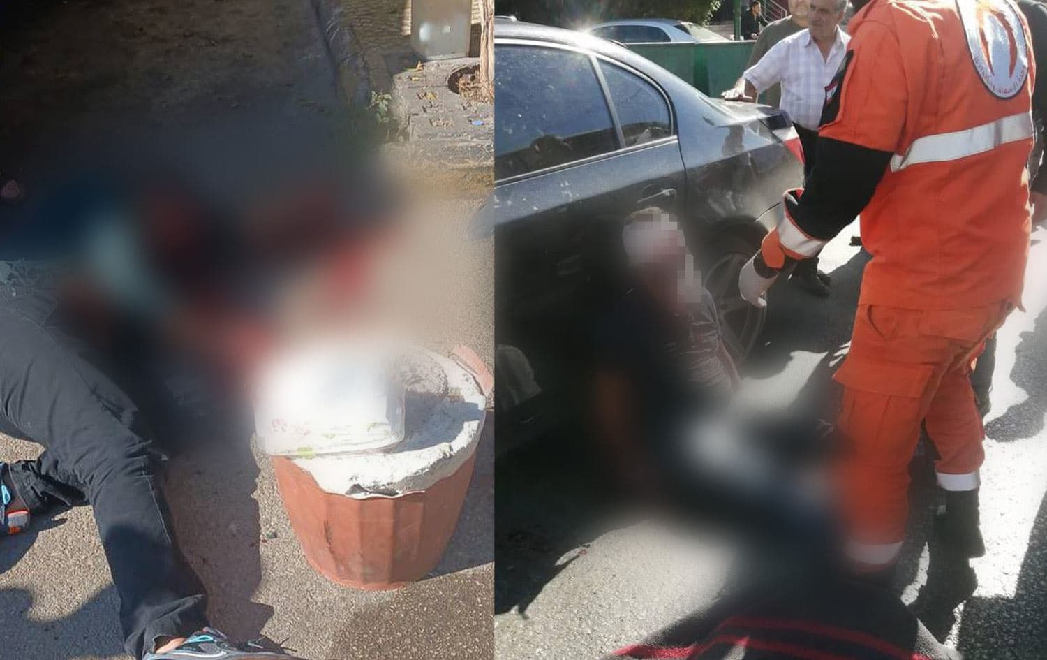 Foto: Patlama sonrası yaralanan insanlar 