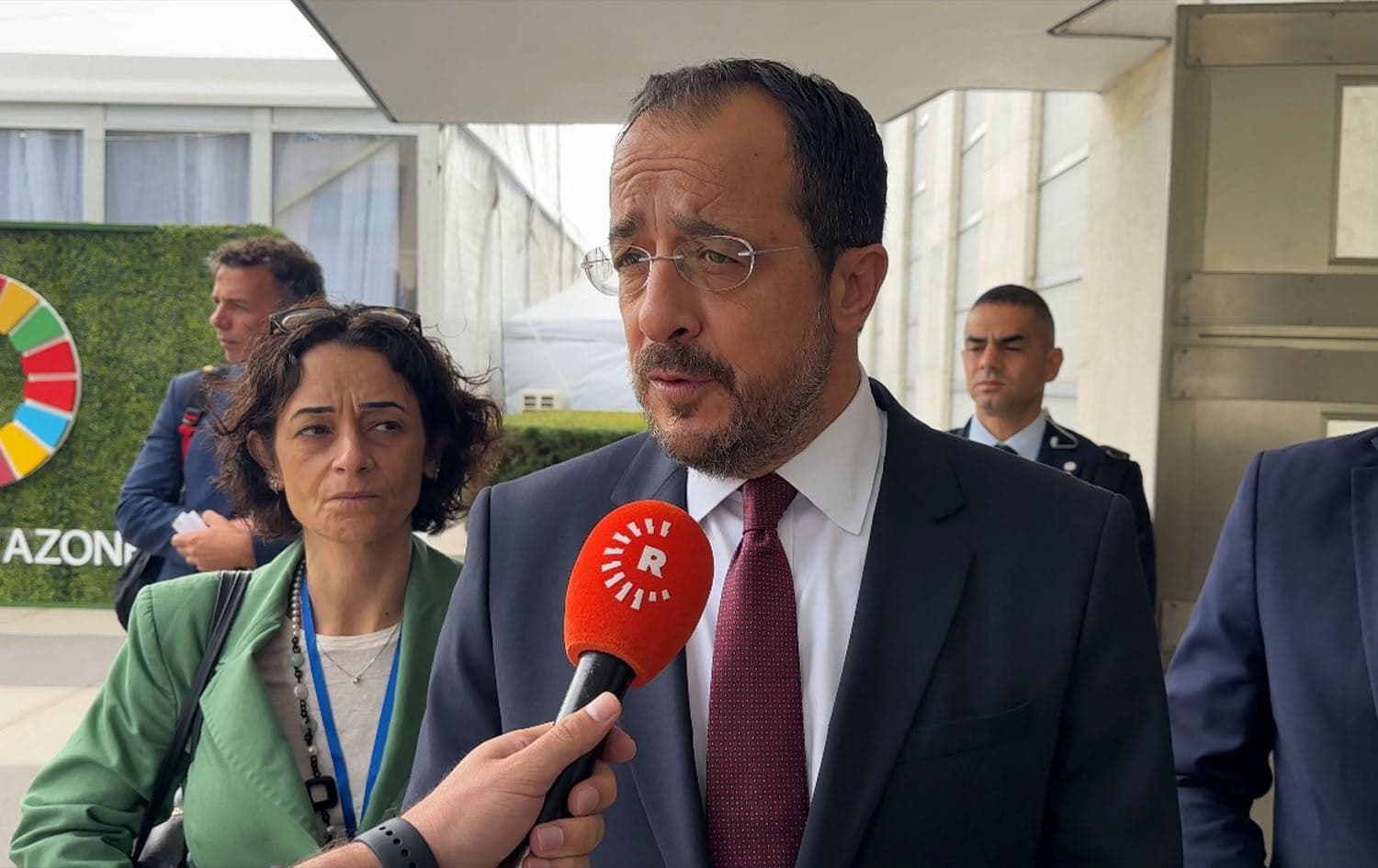 Foto: Güney Kıbrıs Rum Yönetimi (GKRY) Cumhurbaşkanı Nikos Hristodulidis