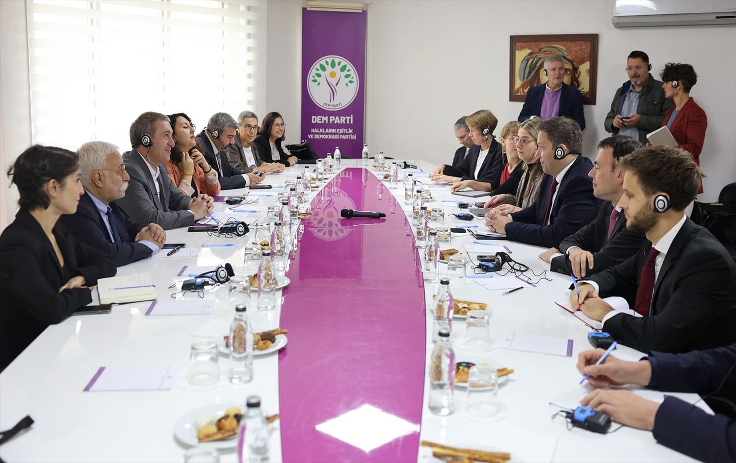 Partiya Sosyal Demokrat a Almanyayê DEM Partî ziyaret kir / Wêne: DEM Partî