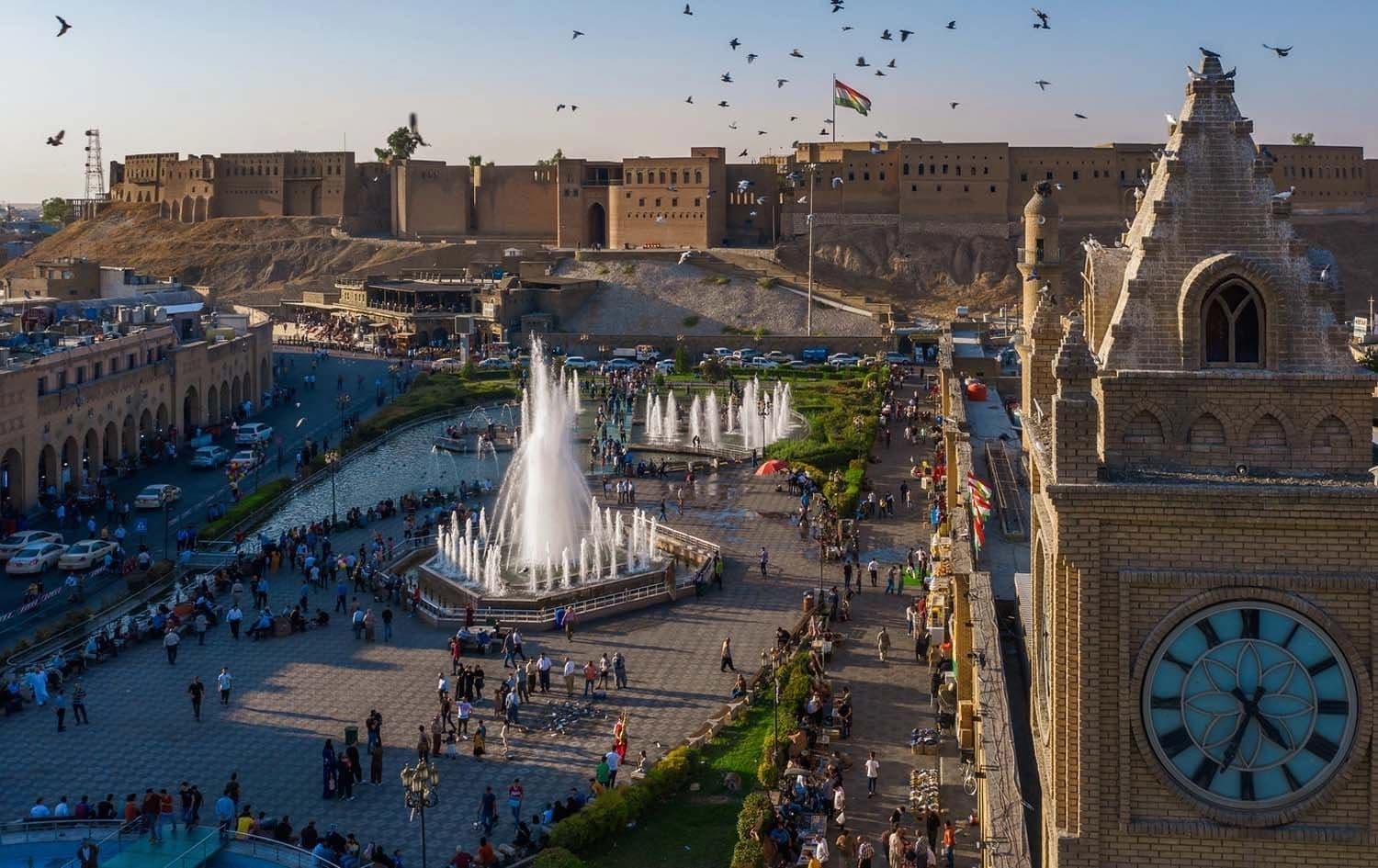 دیمەنێکی نزیک قەڵای هەولێر. وێنە: بڵند تاهیر - رووداو