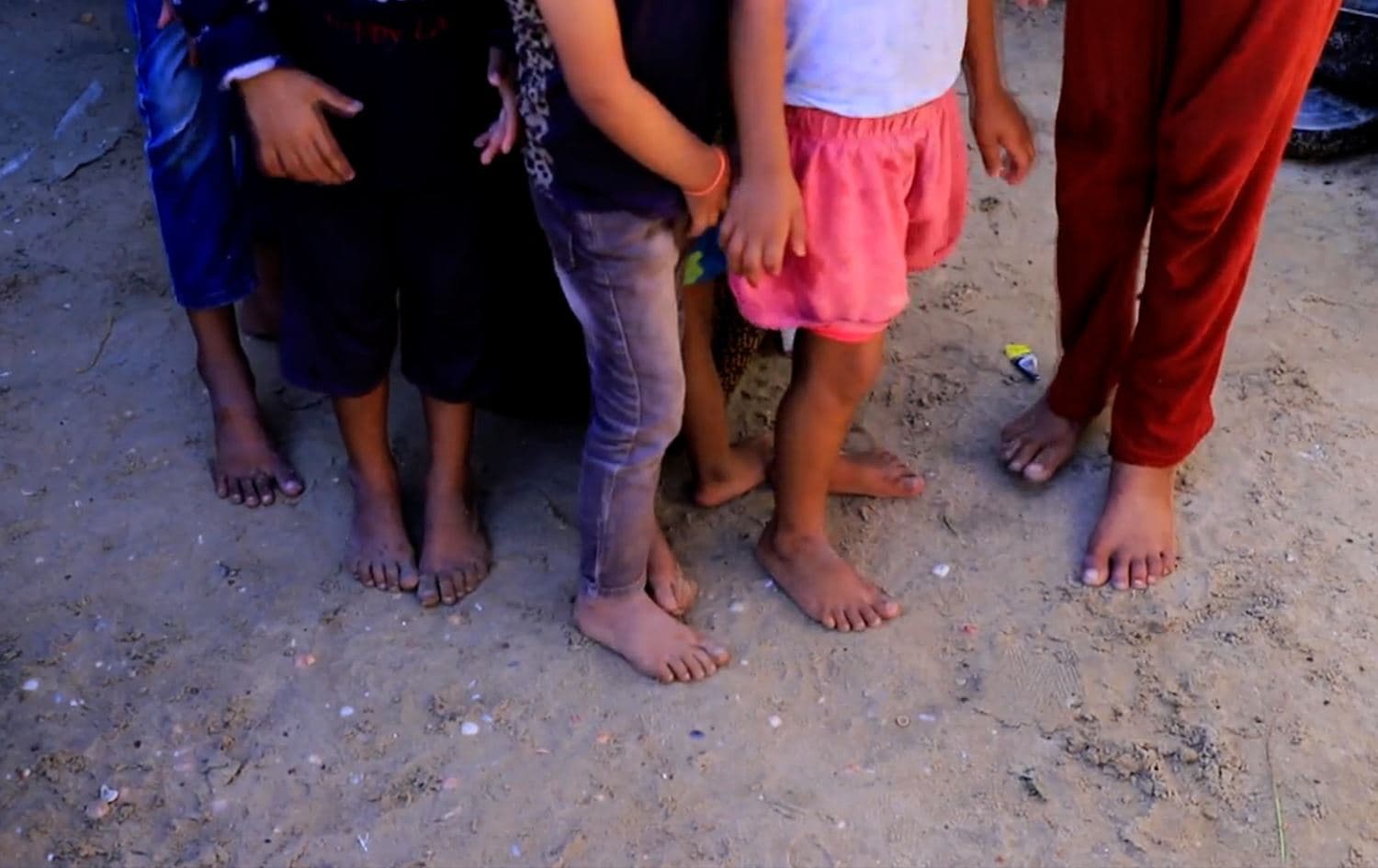 Barefoot and displaced, the struggle to find shoes in Gaza