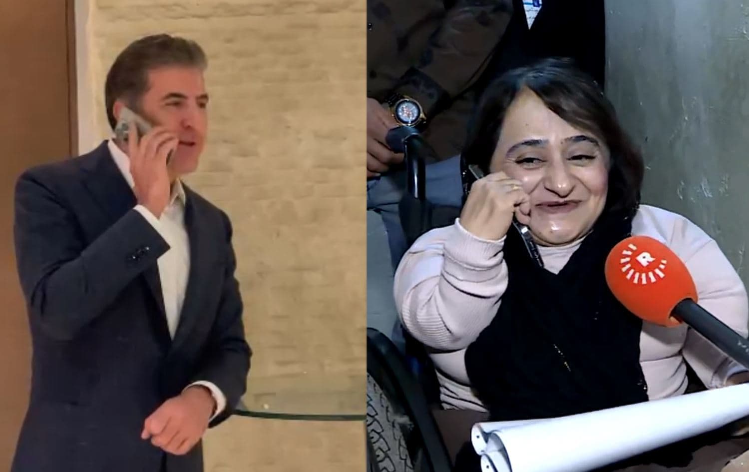 نێچیرڤان بارزانی بۆ ئەو ژنە نیڤشکانەی چاڵێنجی کردبوو: تۆ لە منت بردەوە، پیرۆزت بێت