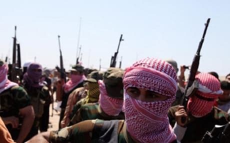 Armed Sunni tribesmen in Western Iraq. Photo: AFP