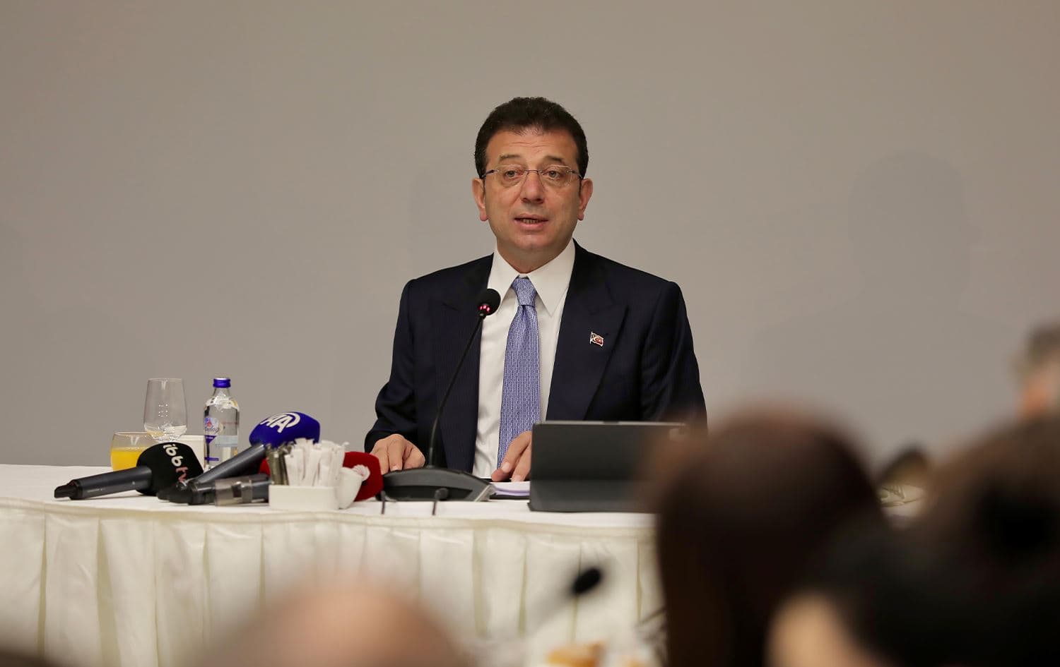 Serokê Şaredariya Bajarê Mezin a Stenbolê Ekrem Îmamoglu /Wêne: AA