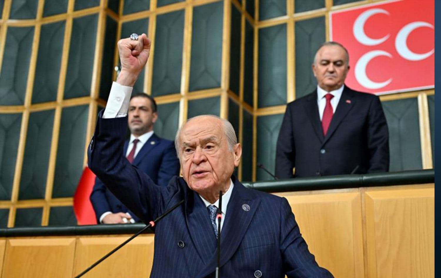 Serokê Giştî yê MHPyê Devlet Bahçelî / Wêne: AA