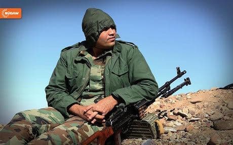 A Peshmerga soldier.