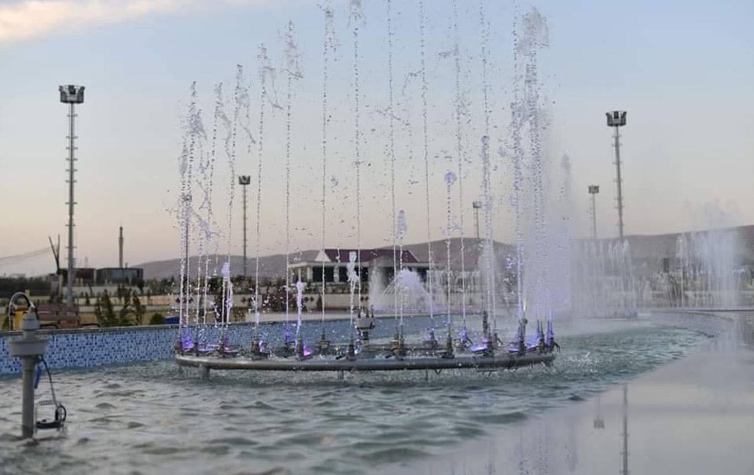 دیمەنێکی پارکەکە دوای کردنەوەی