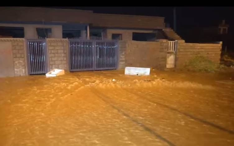 یەکێک لەو ماڵانەی لە هەڵەبجە بەهۆی لافاوەوە زیانی بەرکەوتووە. 