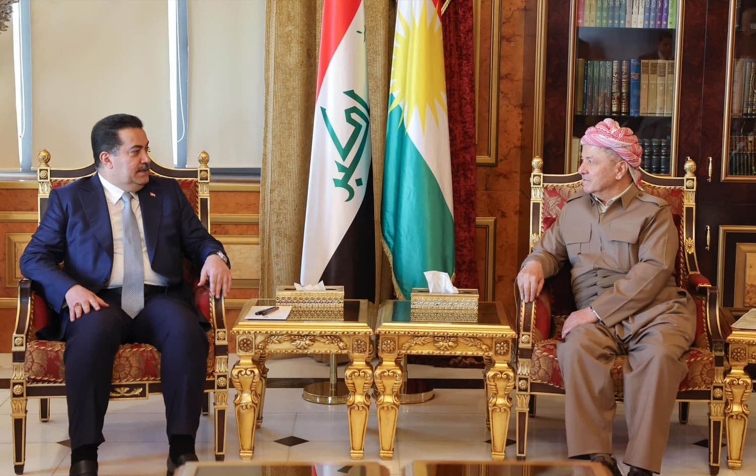 Foto: Başkan Barzani ve  Irak Başbakanı Muhammed Şiya es-Sudani