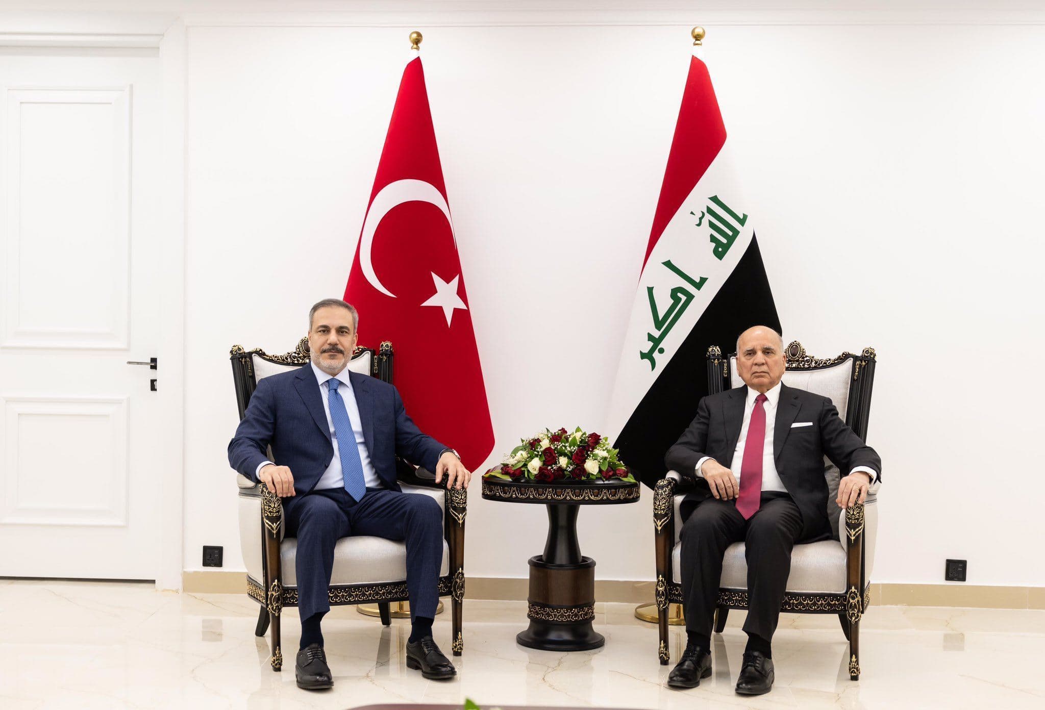Hakan Fîdan û Fuad Husên / Wêne: Arşîv