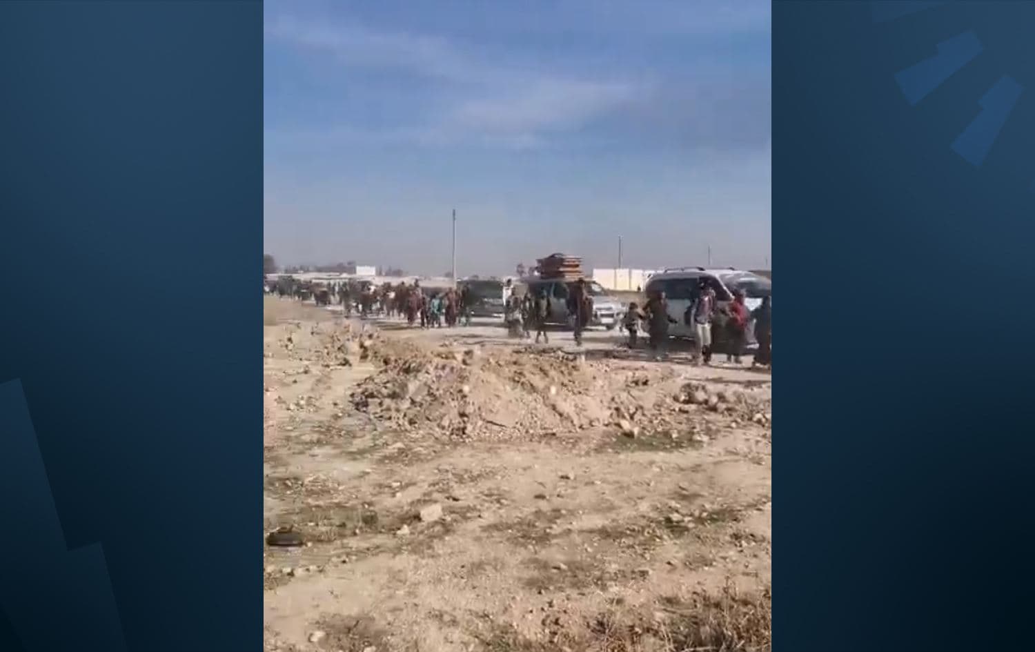 ئاوارەبوونی هاونیشتمانییان لە شەهبا. 