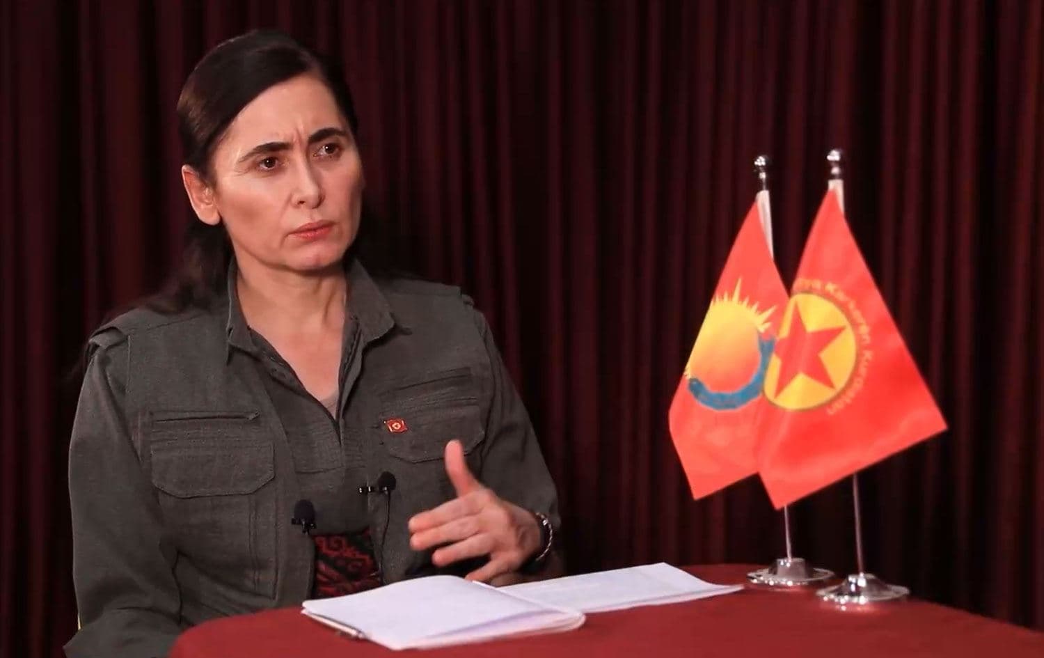 PKK Merkez Komite Üyesi Helin Ümit  (Ekran alıntısı)