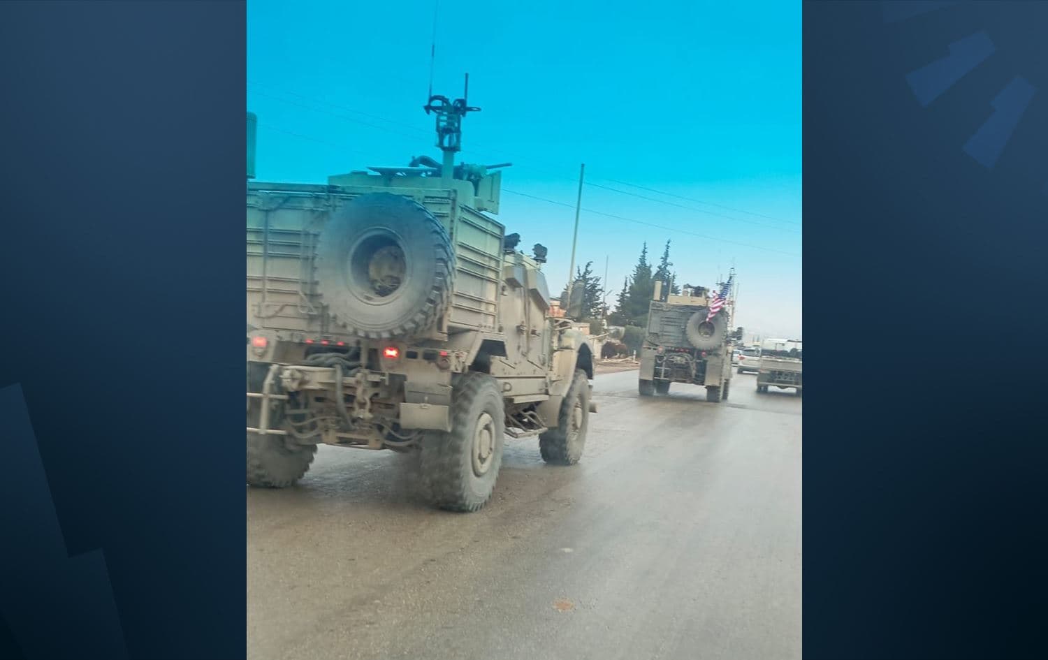 Hêzên Amerîkayê li nav Kobaniyê /Wêne: Torên Civakî
