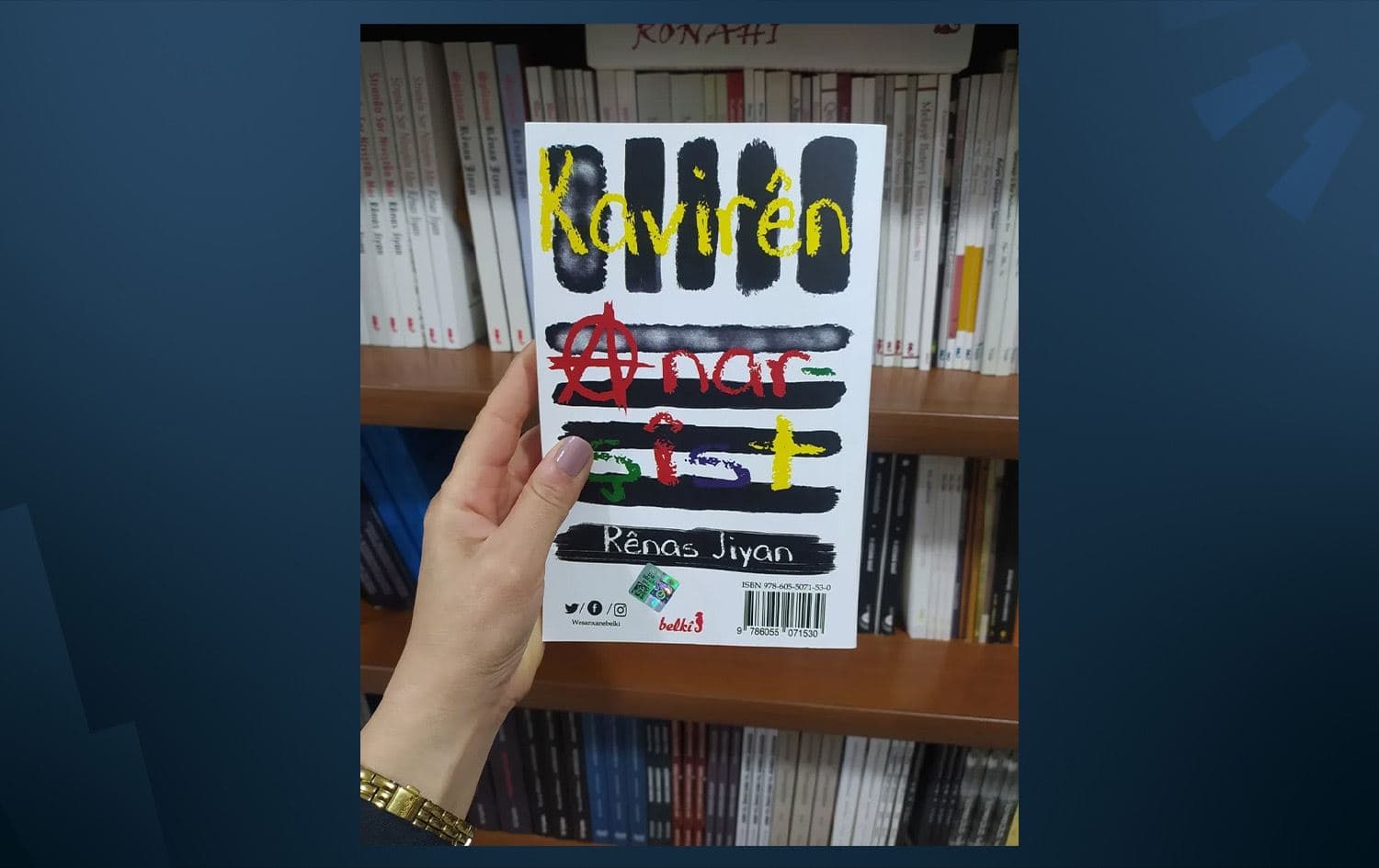 Romana ‘Kavirên Anarşîst’ a Rênas Jiyan / Wêne: Medyaya civakî