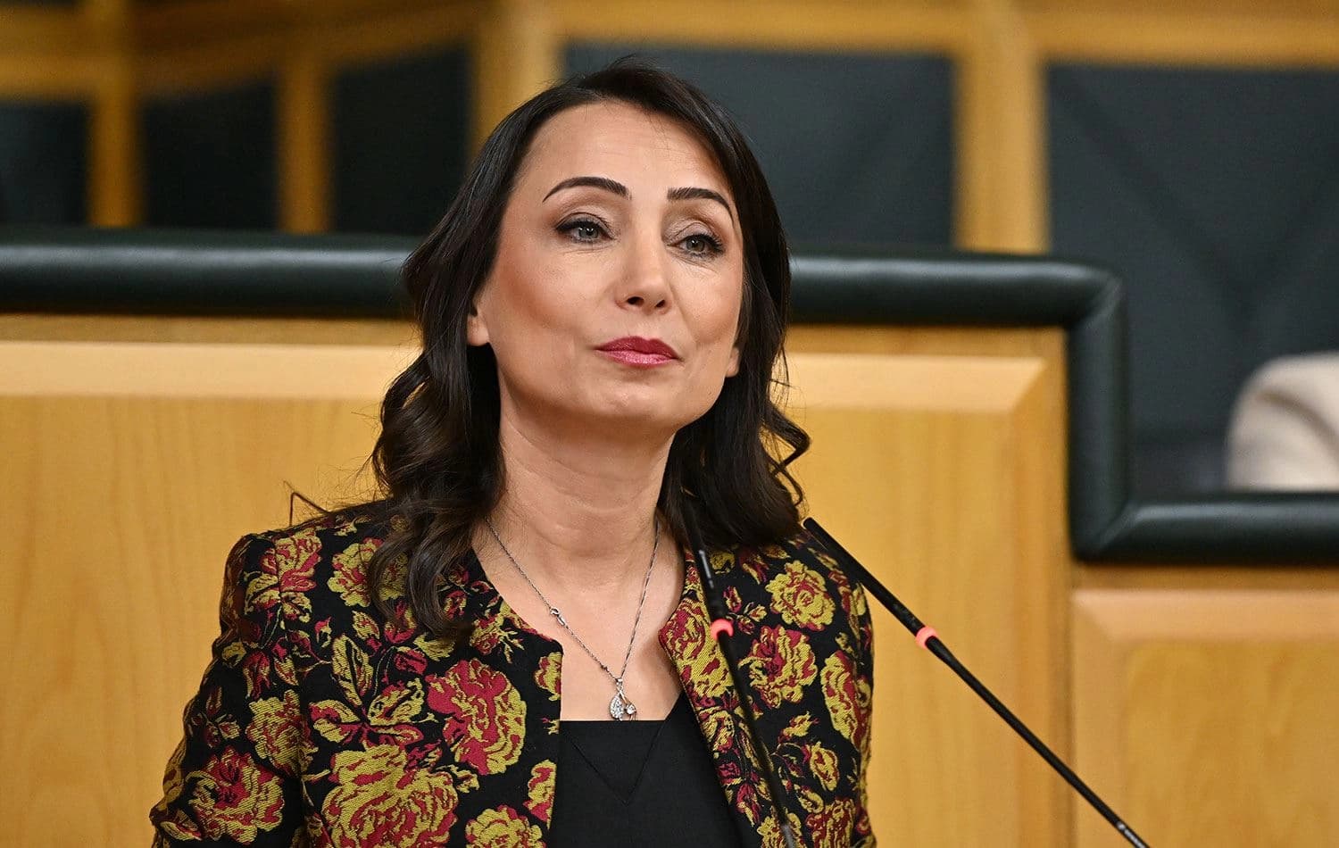 DEM Parti Eş Genel Başkanı Tülay Hatimoğulları, partisinin grup toplantısında gündemdeki gelişmeleri değerlendirdi. /Foto: AA