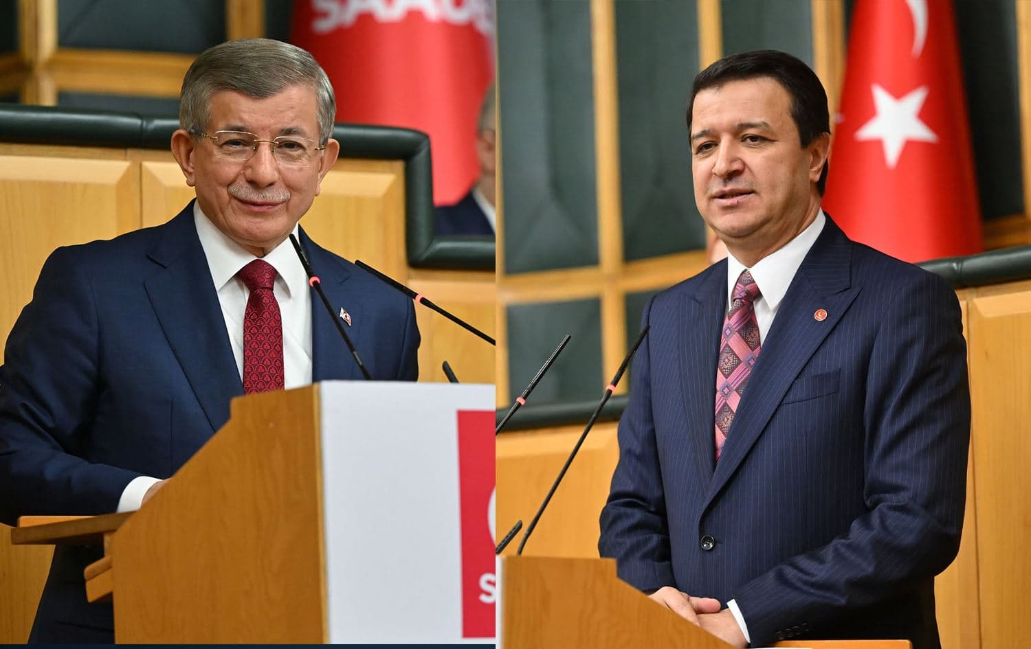 Ahmet Davutoğlu (solda) ve Mahmut Arıkan / Foto: AA