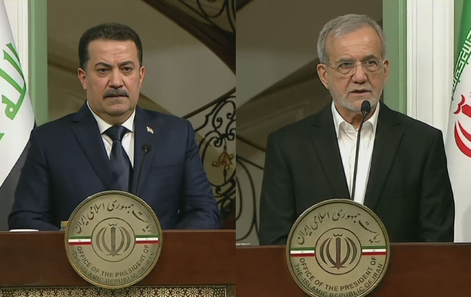 Mihemed Şiya Sûdanî li Tehranê bi Mesûd Pizîşkiyan re civiya / Wêne: Arşîv