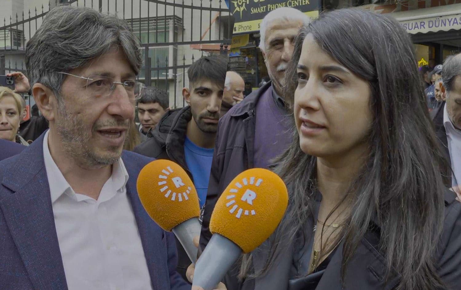DEM Parti milletvekilleri Ali Bozan ve Dilan Kunt / Video alıntısı / Rûdaw