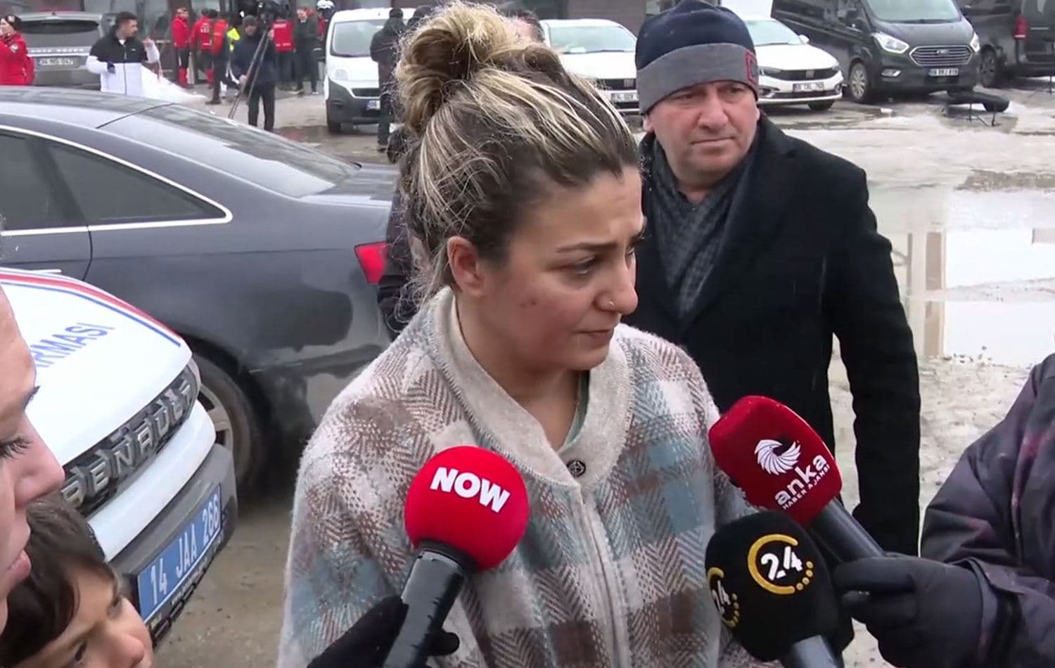 Yangından kurtulan kadın o anları anlattı. / Foto: ANKA