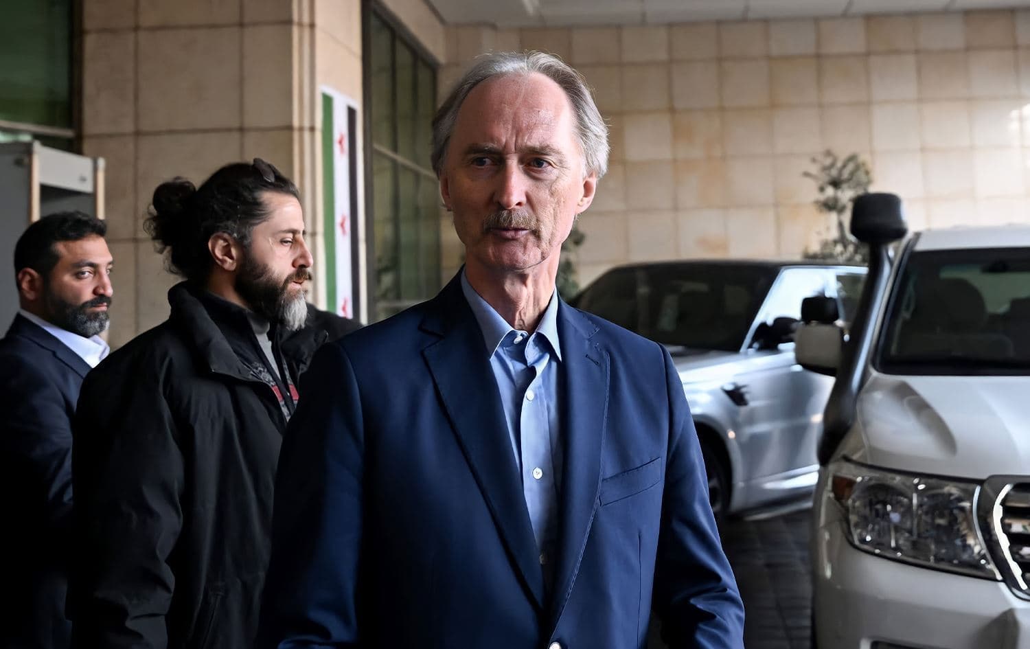 Nûnerê NYyê Geir Pedersen /Wêne: AFP