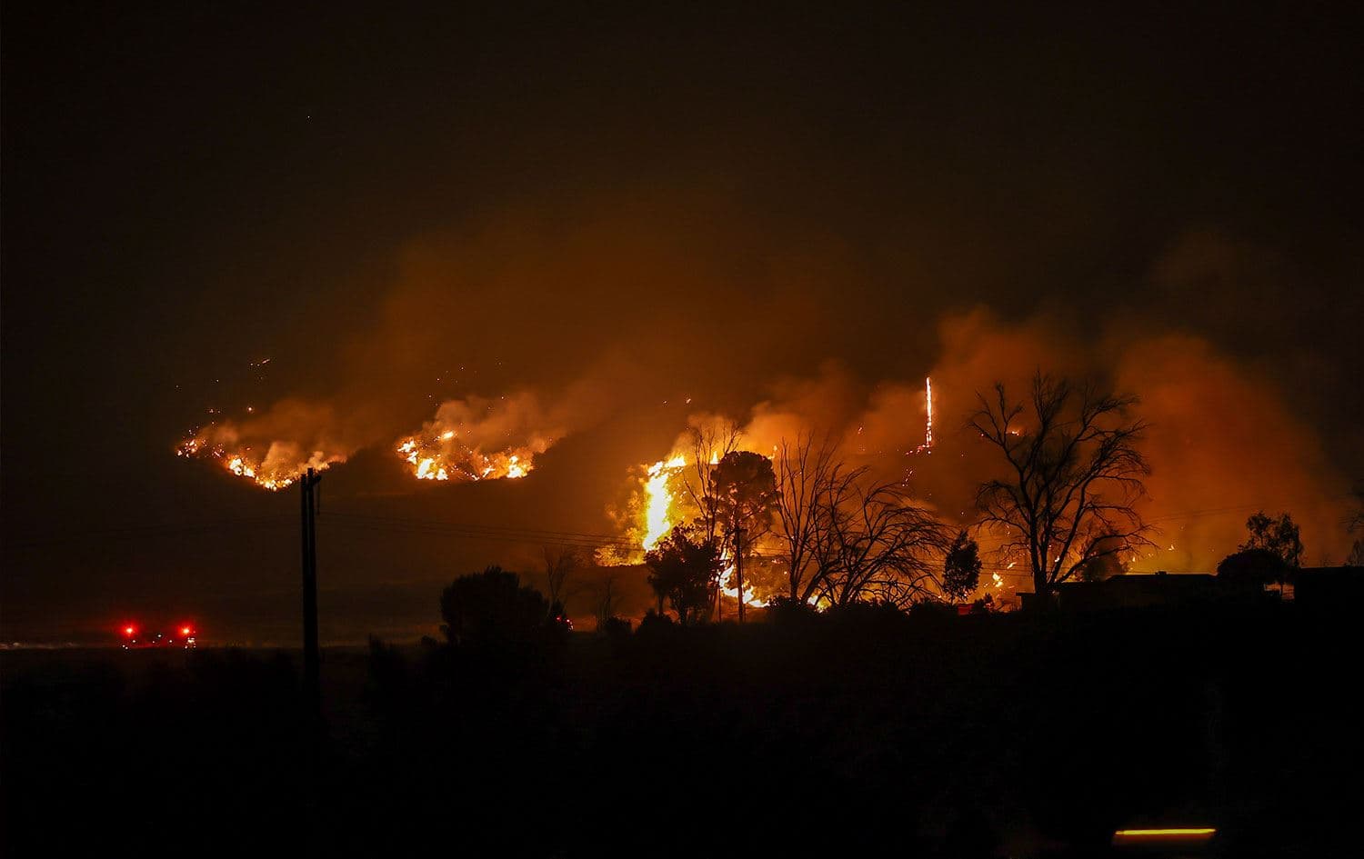Los Angeles’ta orman yangını çıktı. Foto: AA