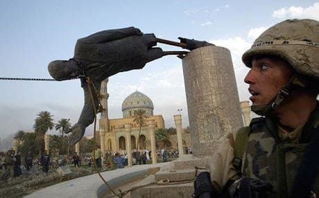 The purge of Baath Party members began after Saddam Hussein’s fall in 2003. AFP photo.