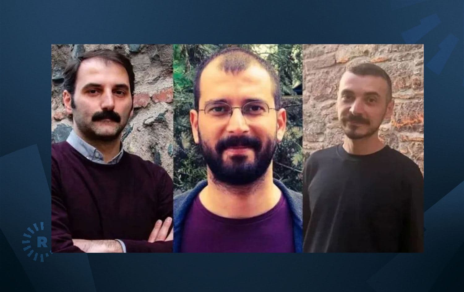 Gözaltına alınan gazeteciler. / Foto: Sosyal medya