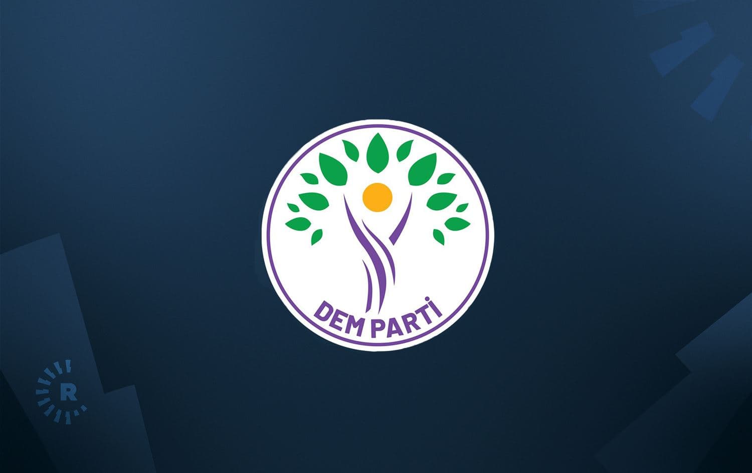 The pro-Kurdish Peoples’ Equality and Democracy Party (DEM Party) logo. Graphic: Rudaw