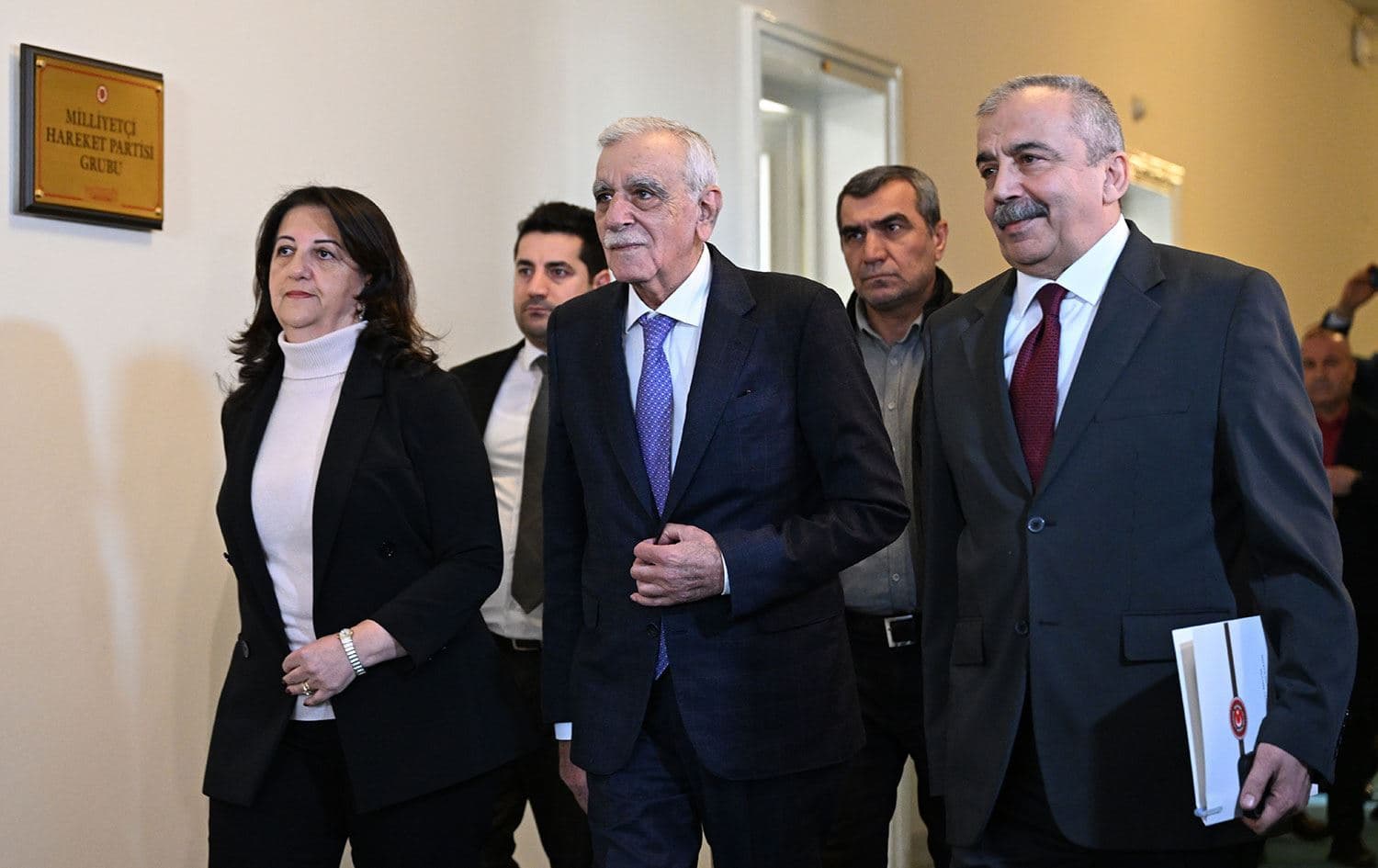 DEM Parti heyeti. / Foto: AA
