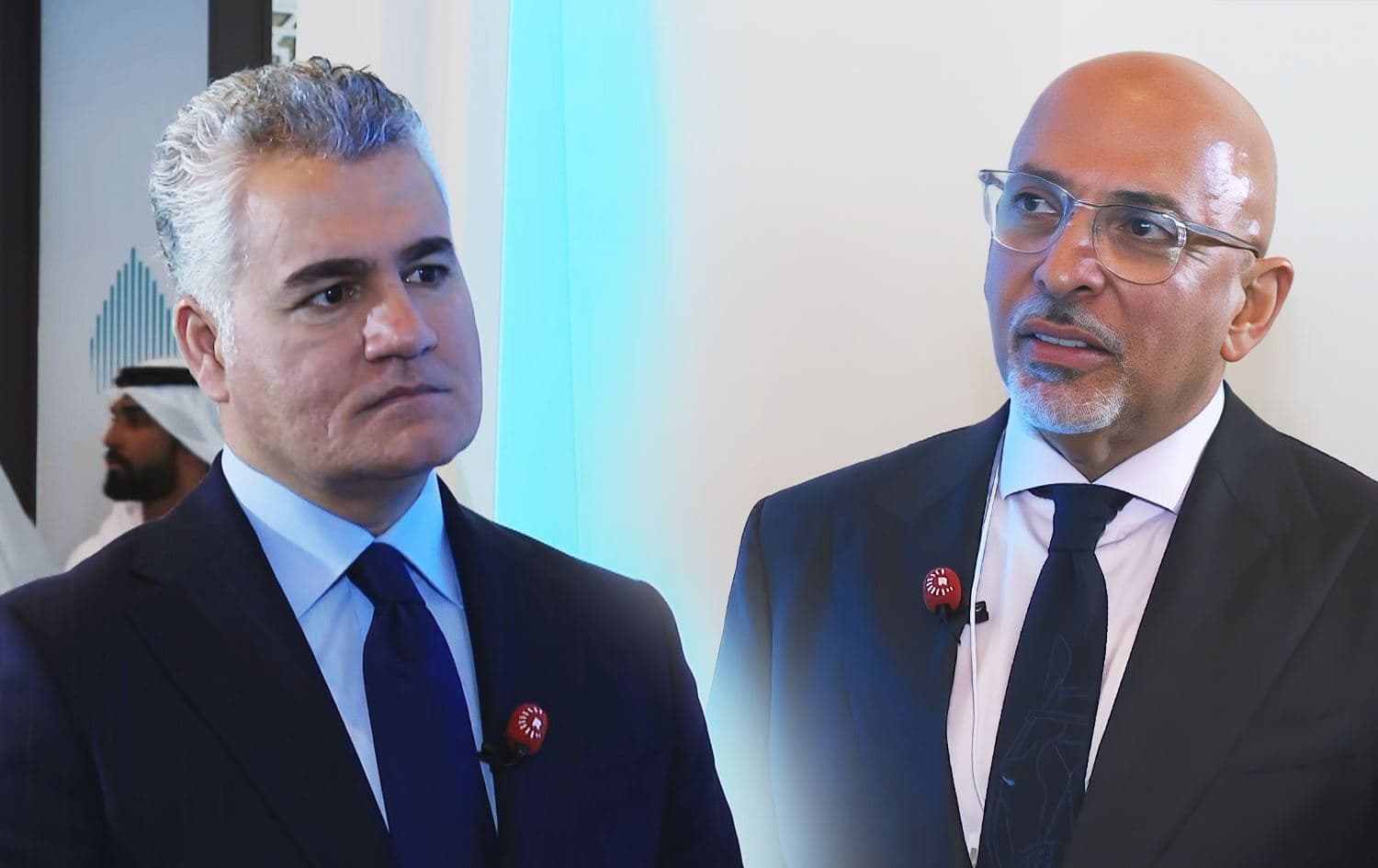 Senger Abdurrahman û Nedîm Zehawî\ Wêne: Rûdaw 