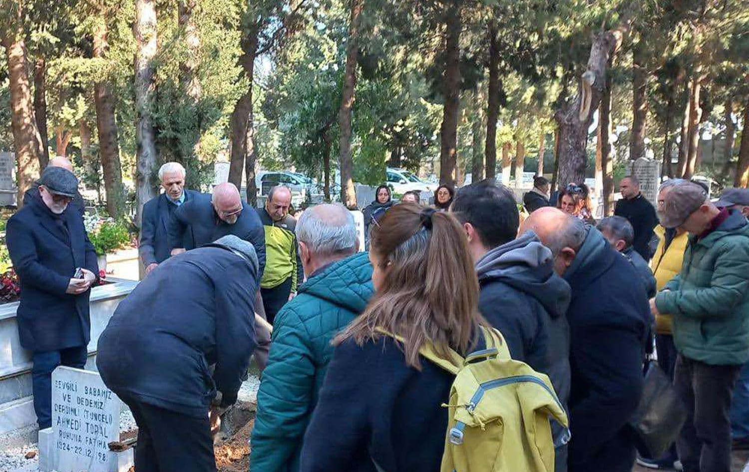 Merasîma cenazeyê Riza Topal Hulmanî\ Wêne: Weqfa Beşîkcî