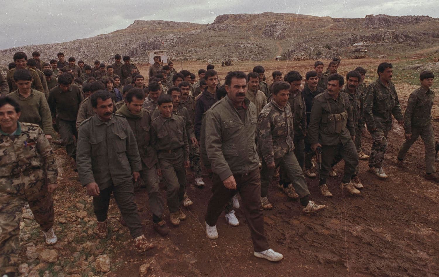 Abdullah Öcalan, Bekaa Vadisi'nde PKK üyeleri ile birlikte 